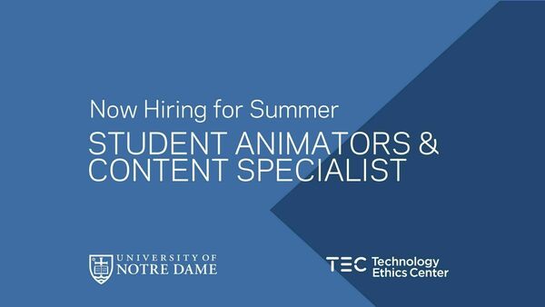 image reading Now Hiring for Summer: Student Animators & Content Specialist