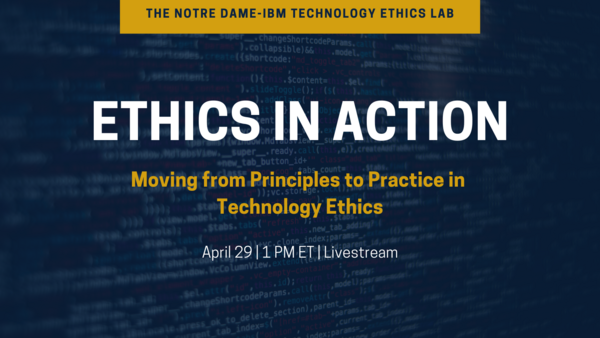 Tech Ethics Lab Principles To Practice Panel Flyer